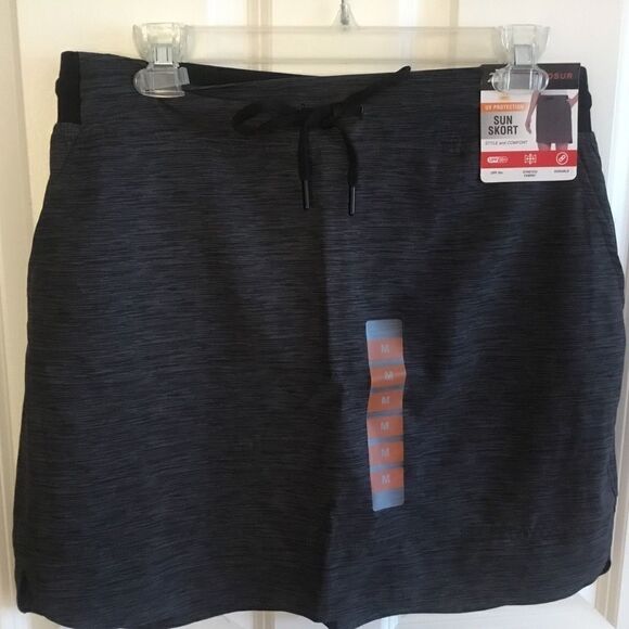 NWT Zeroxposur Sun Skort. Black Sz M, S - Picture 2 of 16